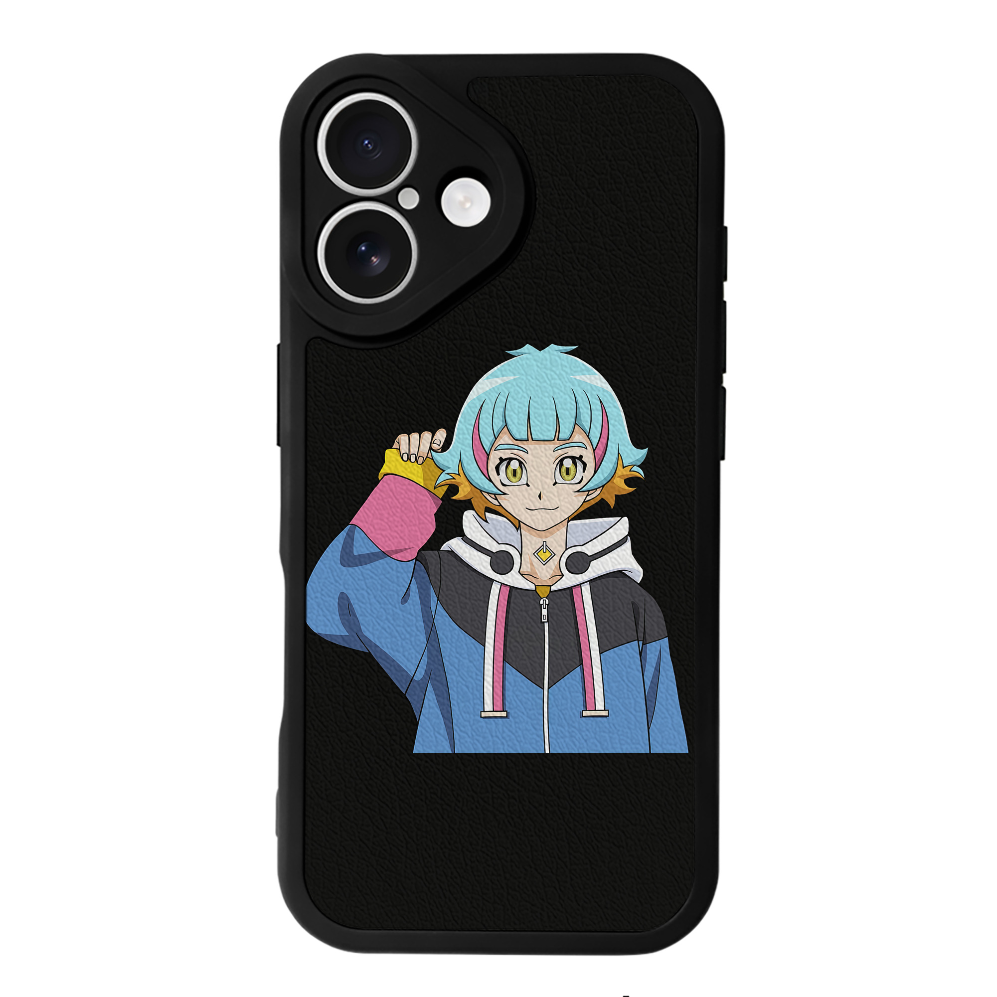 遊☆戯☆王 Yu-Gi-Oh! 【iPhone 16シリーズ対応】シリコンスマホケース（レザー調） 材質：シリコン